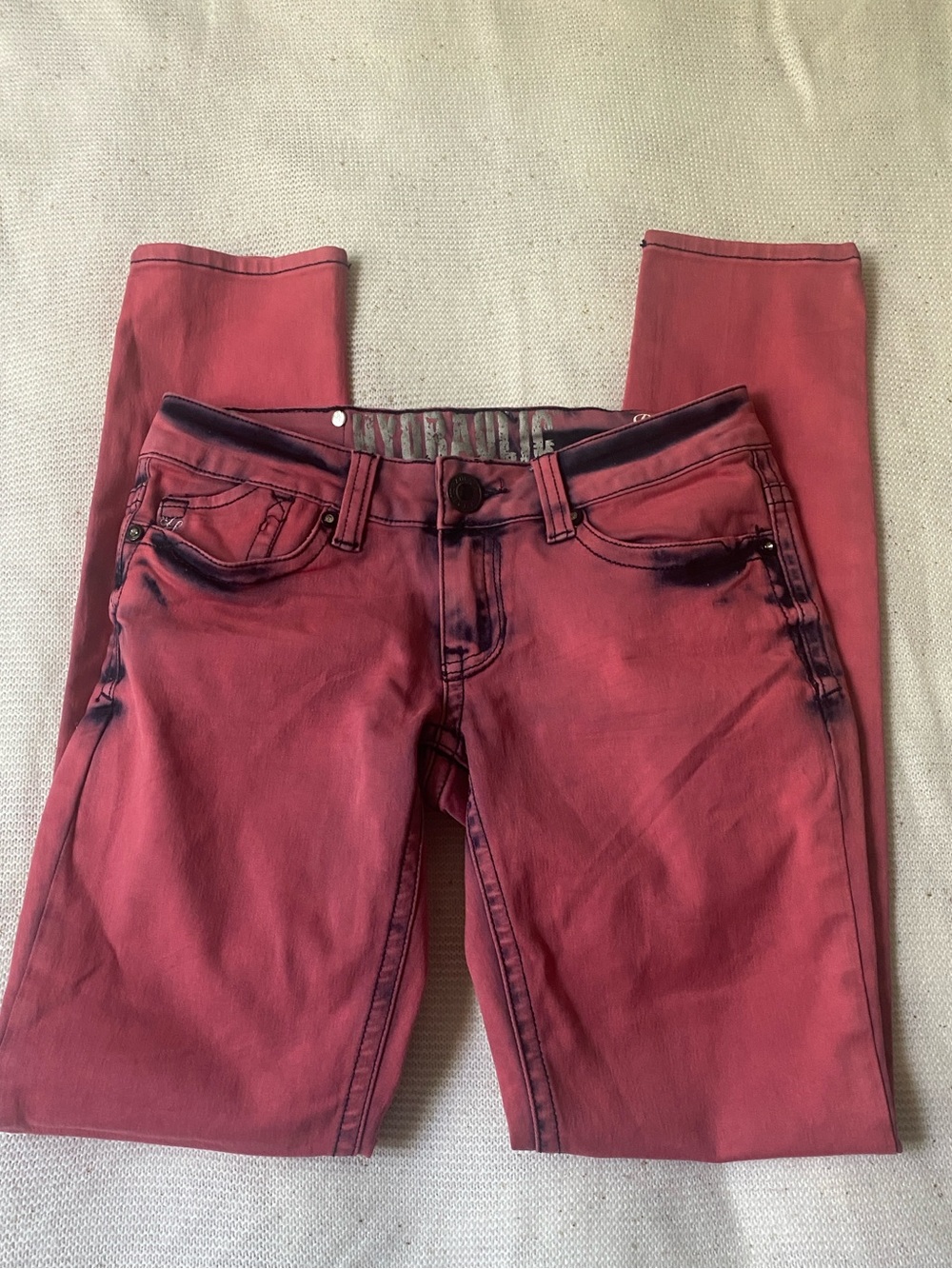 Hydraulic skinny jeans
